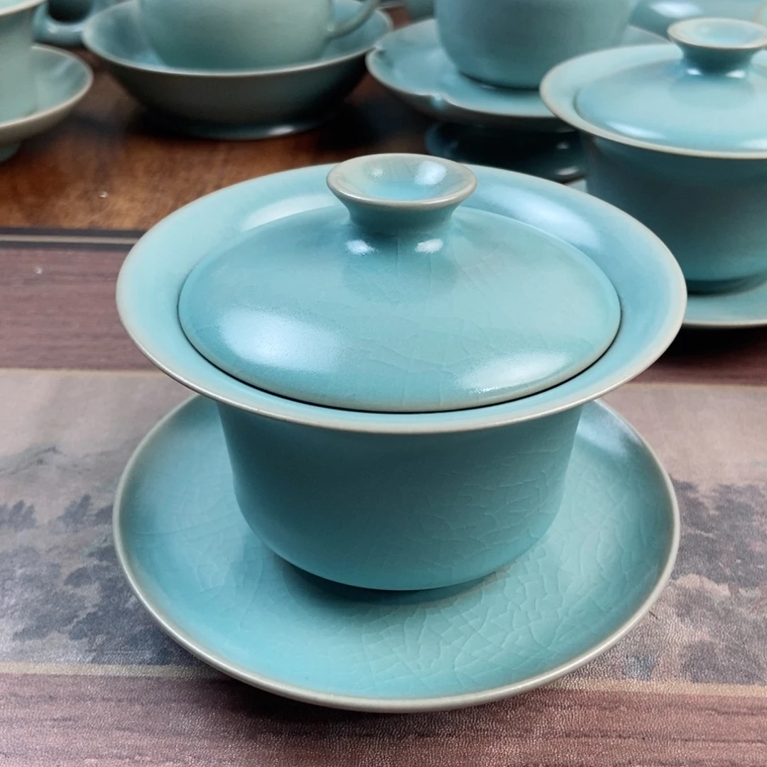 摆件原产地原矿汝瓷～茶器