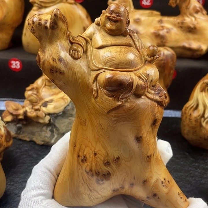 柏木（崖柏）米勒摆件