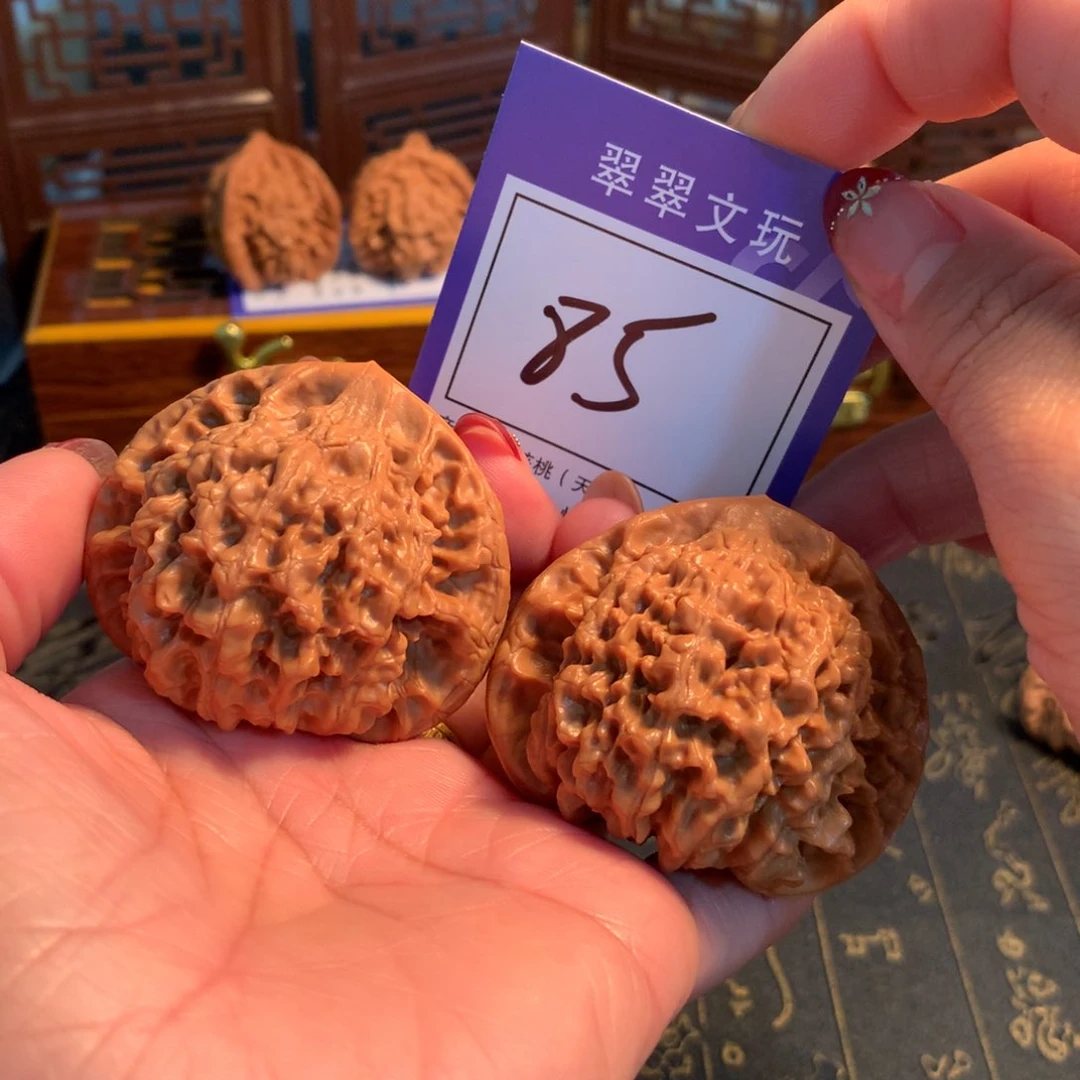 文玩核桃吊坠85号官帽51.5