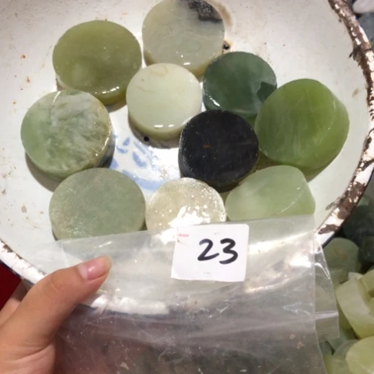 蛇纹石玉未镶嵌天然岫玉珠宝 未镶嵌