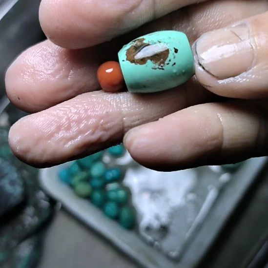 南红玛瑙桶珠未镶嵌非**空