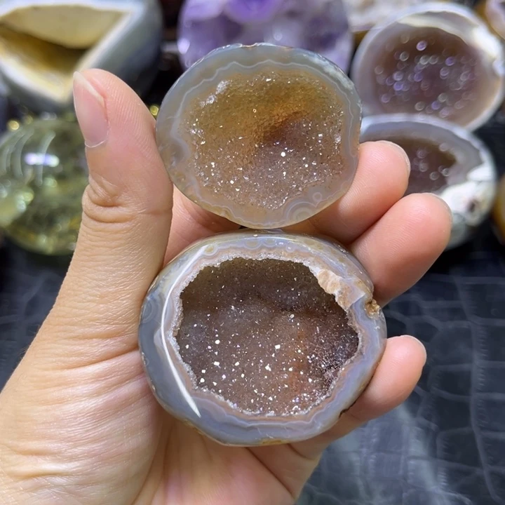 未镶嵌发饰水晶红晶盆