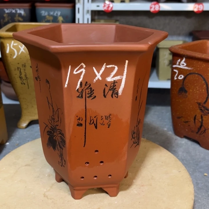 紫砂花盆宜兴紫砂