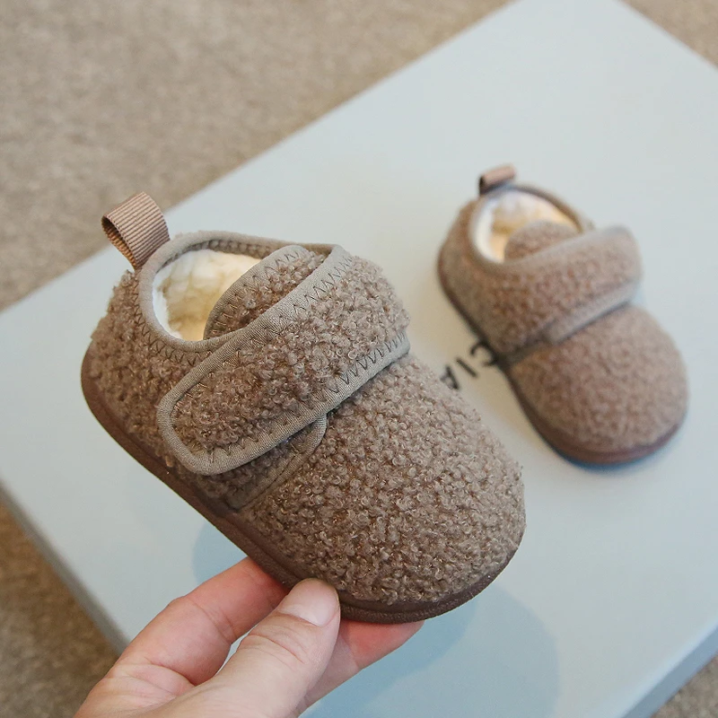BEUTE DUCK冬季儿童居家鞋软底防滑宝宝包根拖鞋鞋婴儿小童保暖鞋