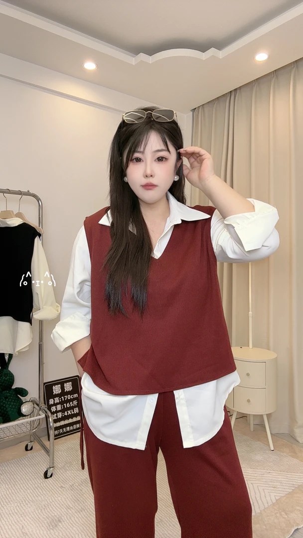 早春新款针织3件套套装韩版慵懒简约风