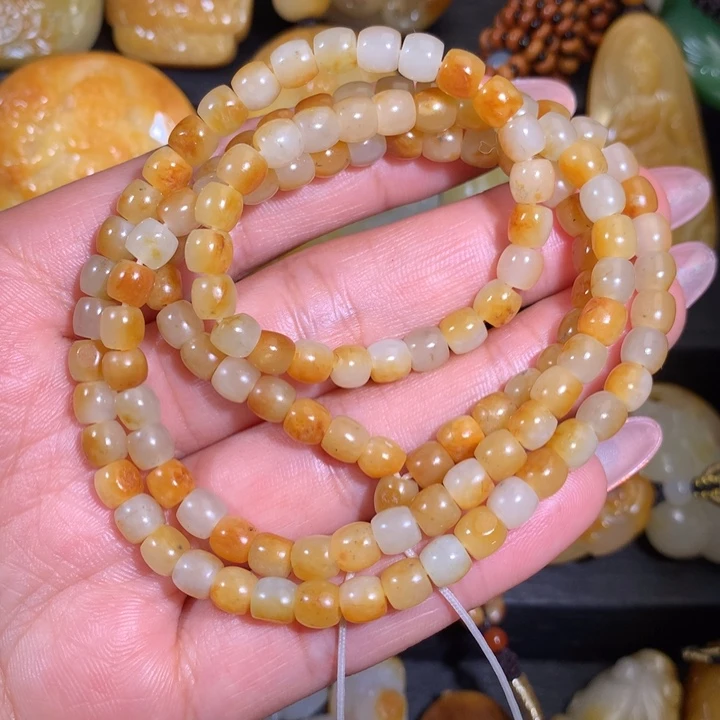 和田玉颈饰未镶嵌平*哥