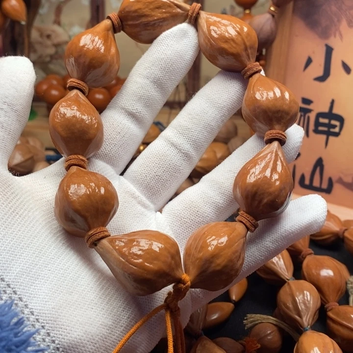 橄榄核手串/手链2.3蒜头孤品