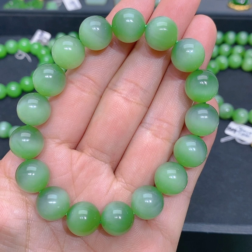 【闪购商品】和田玉（碧玉）手链未镶嵌鸿*