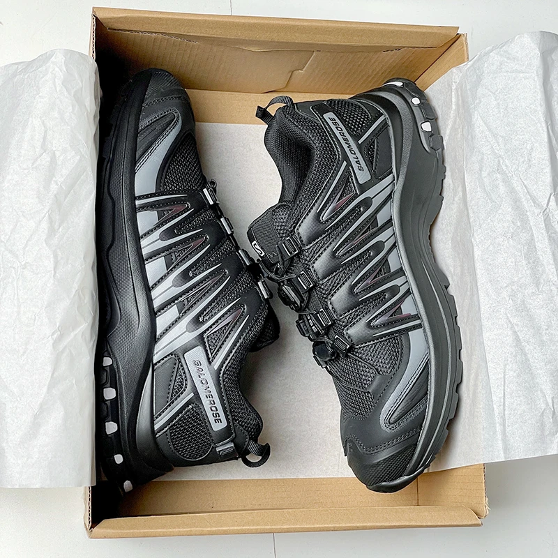 【萨家同款】XT-Quest户外老爹鞋男羊皮2024秋季新款防滑运动登山鞋