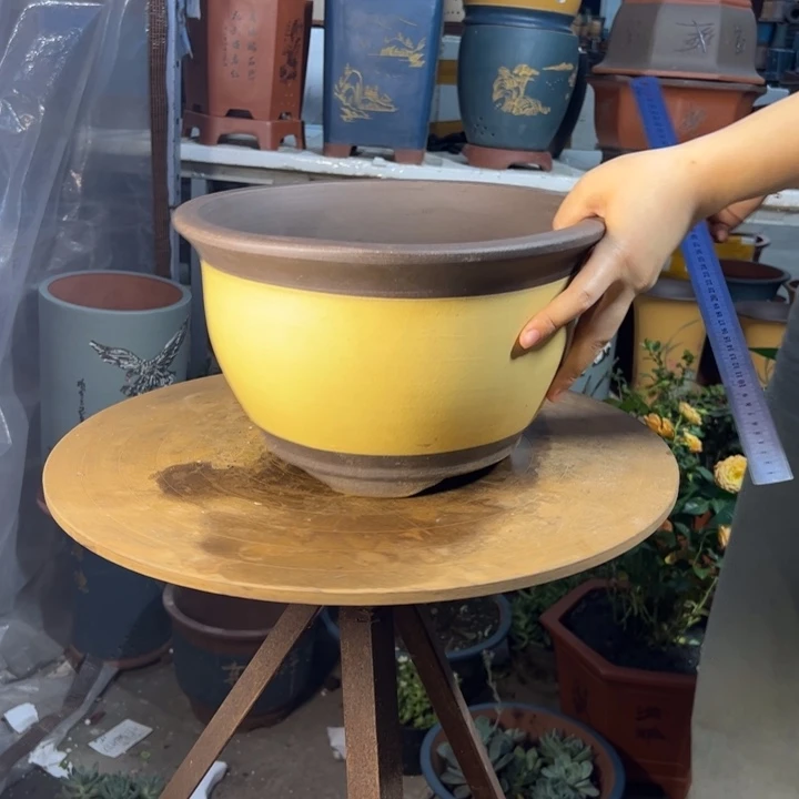 宜兴紫砂花盆花盆花盆003