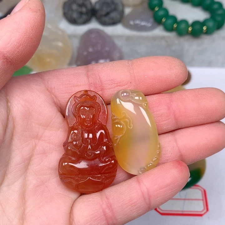 玛瑙/玉髓颈饰未镶嵌团****