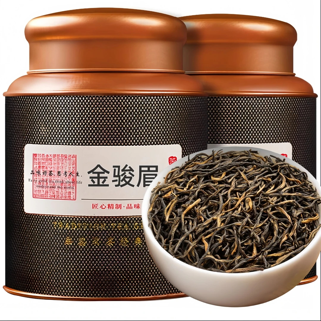 民功夫金骏眉红茶茶叶2025新茶1A福建蜜香红茶散装茶叶罐装500g