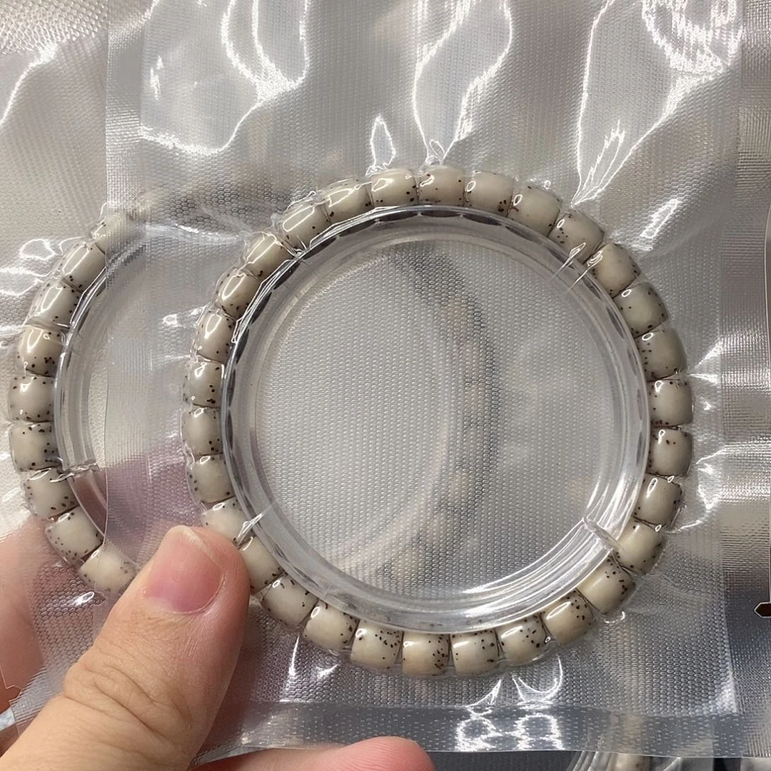 星月菩提吊坠石玉直切河豚单圈76