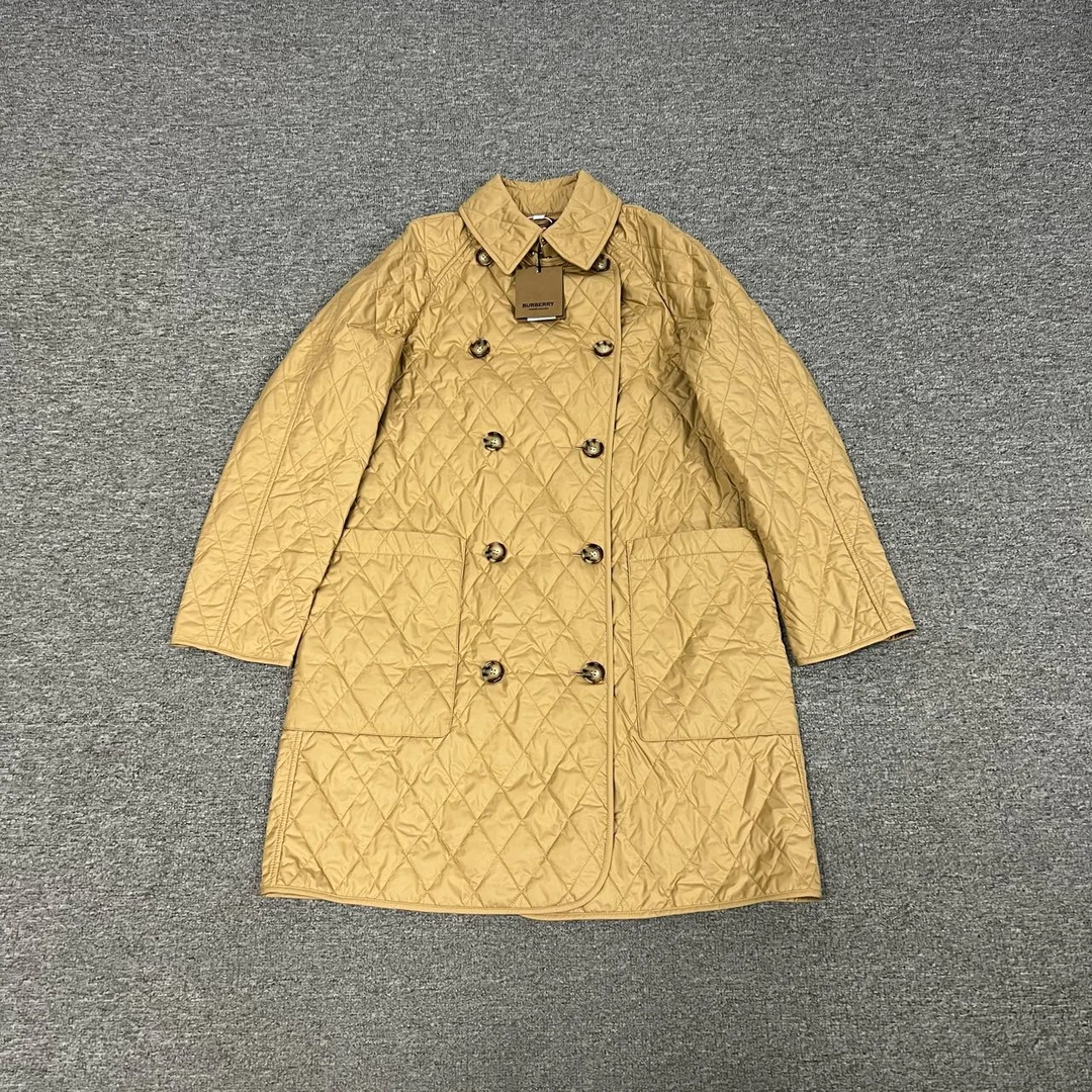 全新未使用 BURBERRY/博柏利 Burberry 中长款棉服M码