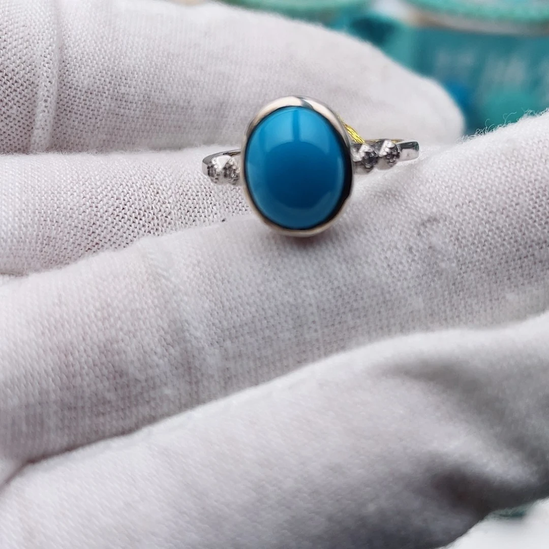 银S925镶嵌绿松石配饰