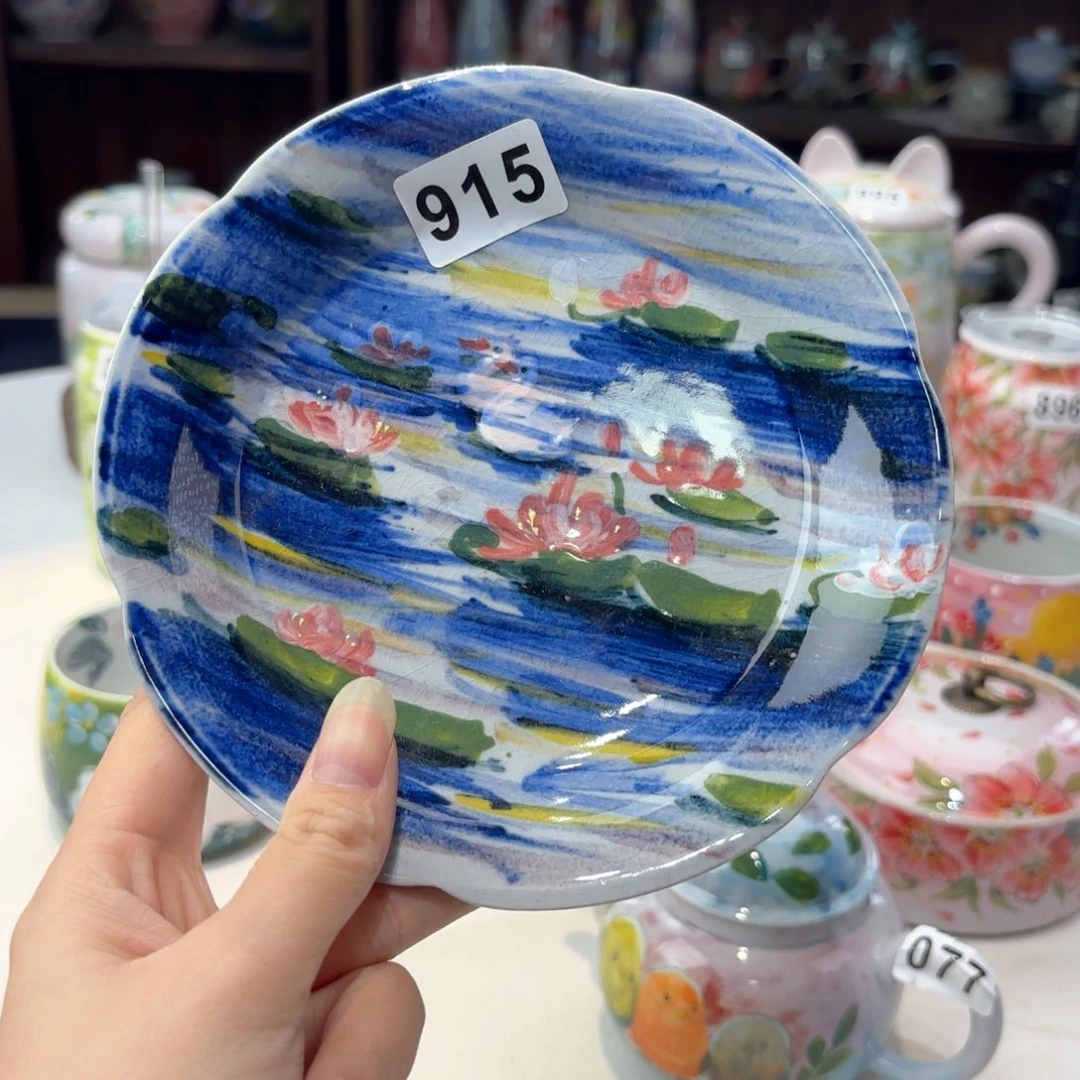景德镇手绘高温釉下彩陶瓷茶具