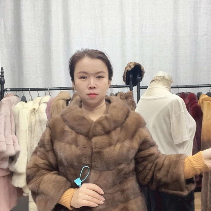 2025新款水貂皮草外套女