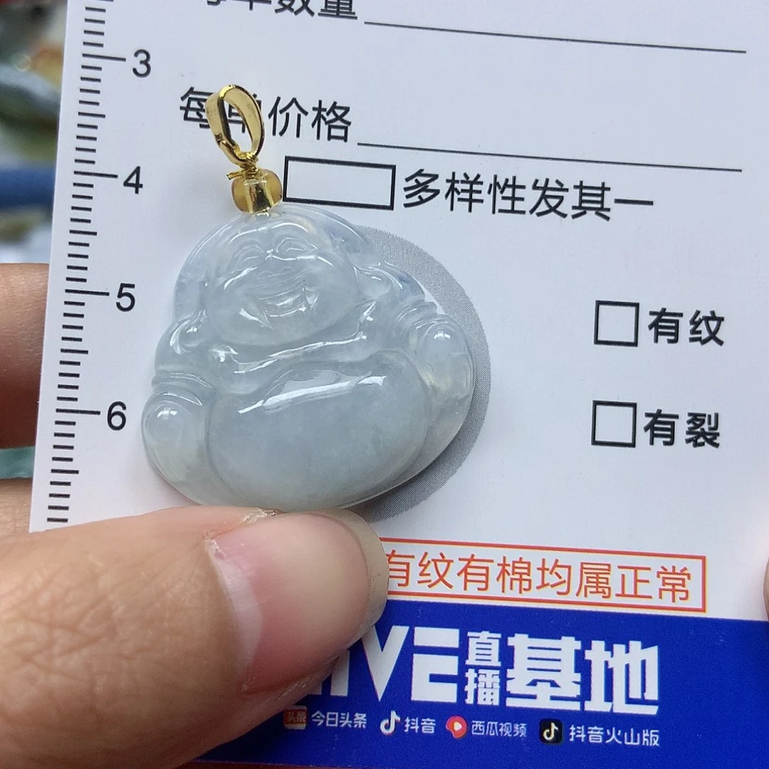 翡翠颈饰未镶嵌天然翡翠