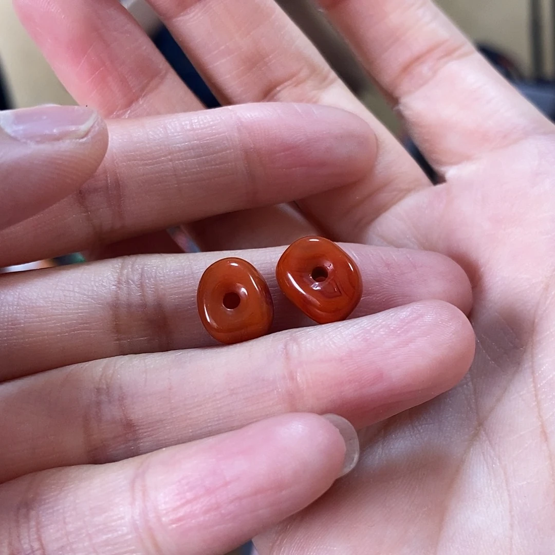 未镶嵌配饰南红玛瑙梳*