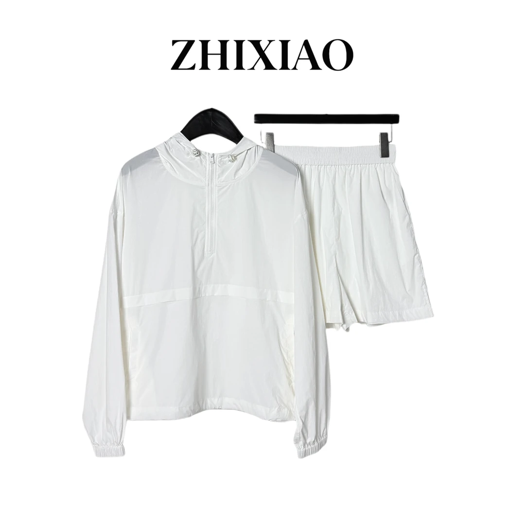 【ZHIXIAO】夏季新款：带帽防晒套装76856