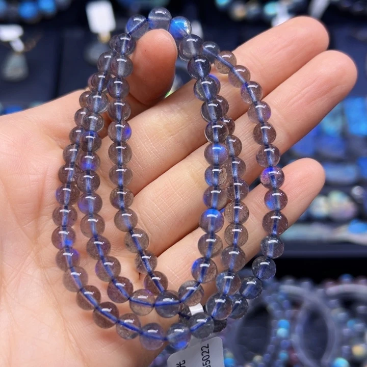 拉长石手串未镶嵌6左右