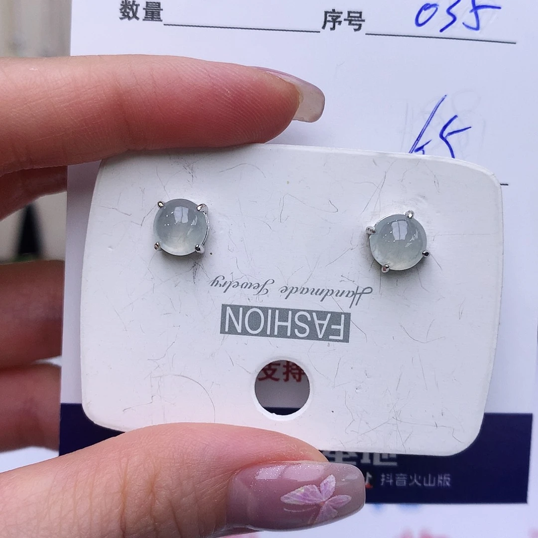 银S925镶嵌戒指翡翠35