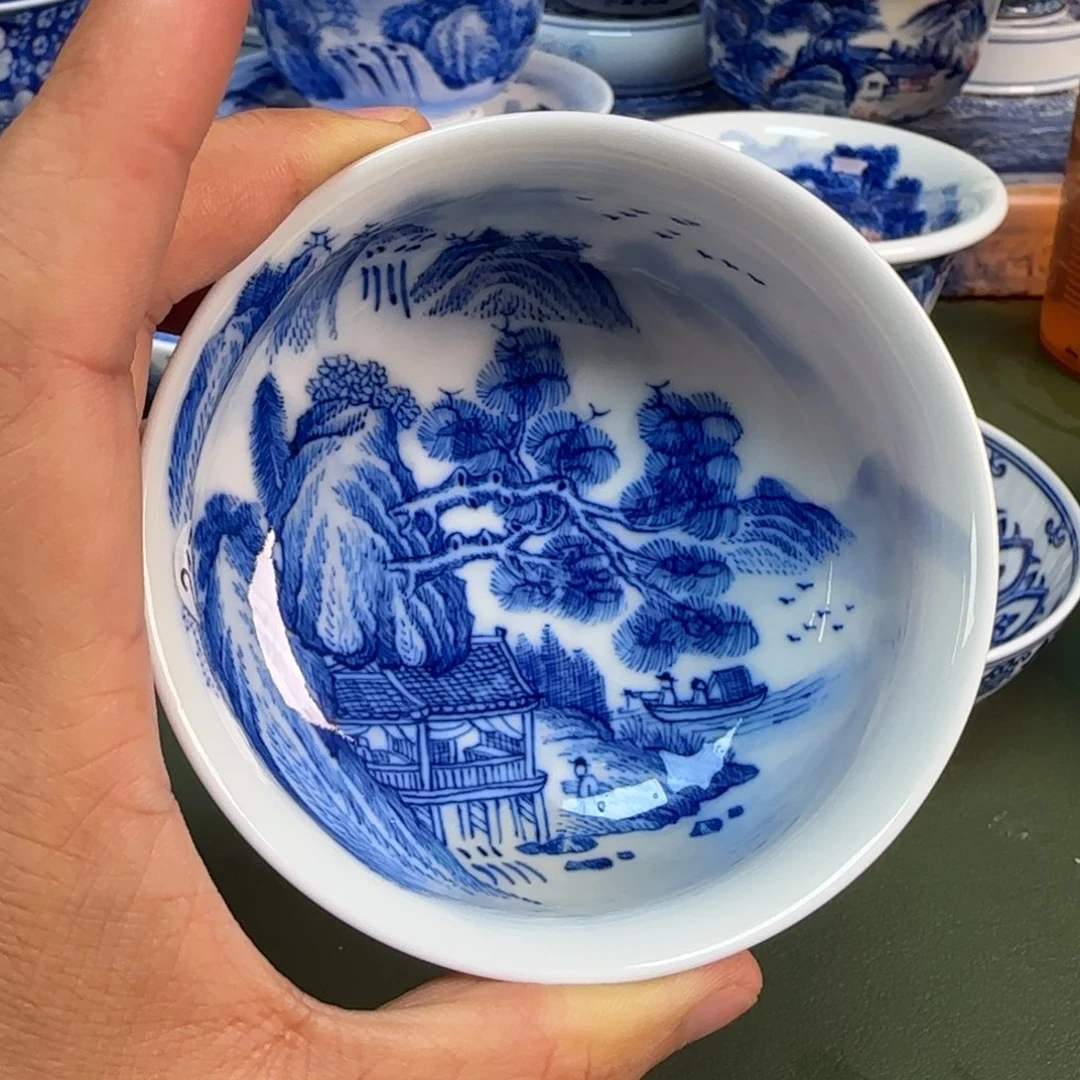 景德镇纯手绘茶具圆圆217