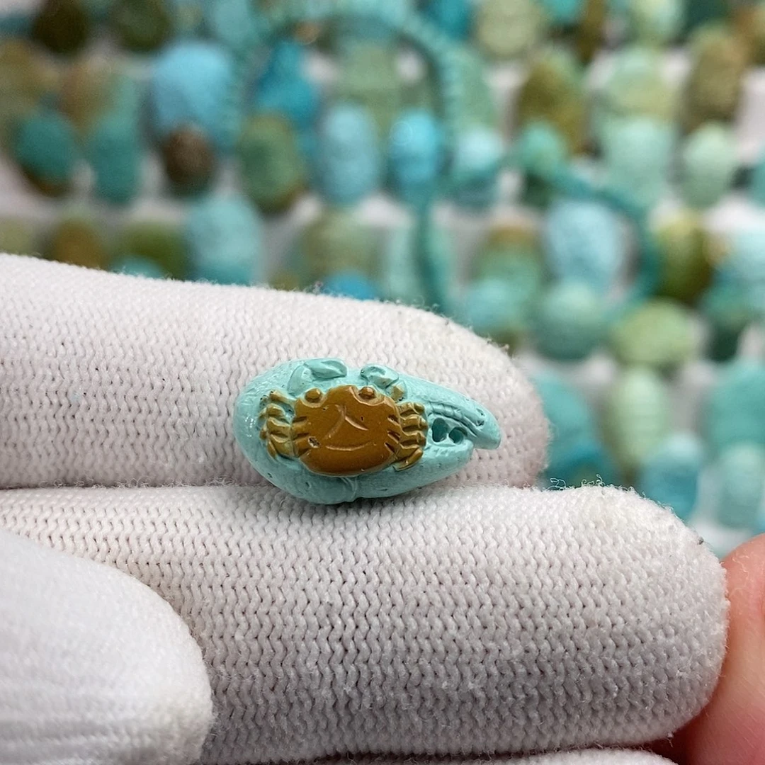 未镶嵌绿松石绿松石