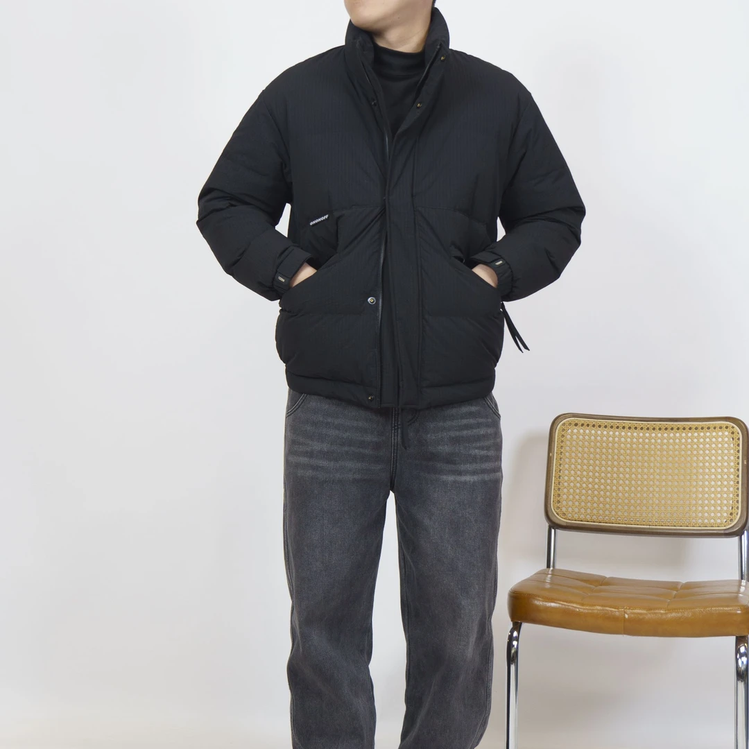 DJ加绒50防水防风【84091保暖立领加厚外套】简约港式休闲百搭