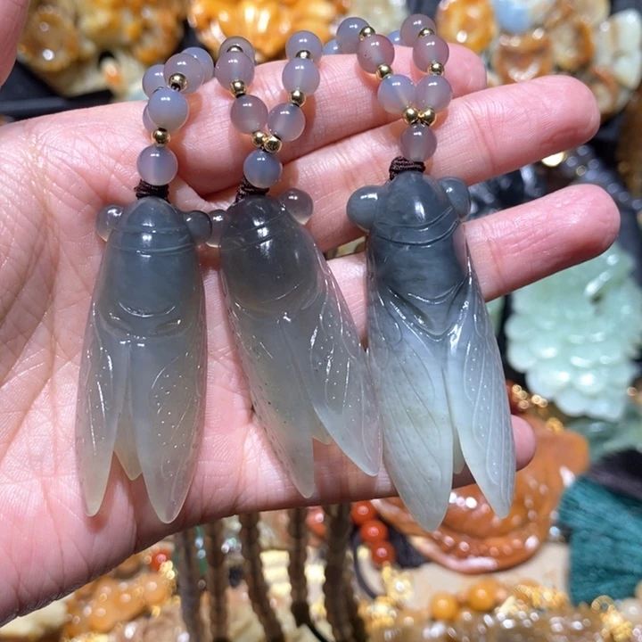 岫玉毛衣链未镶嵌