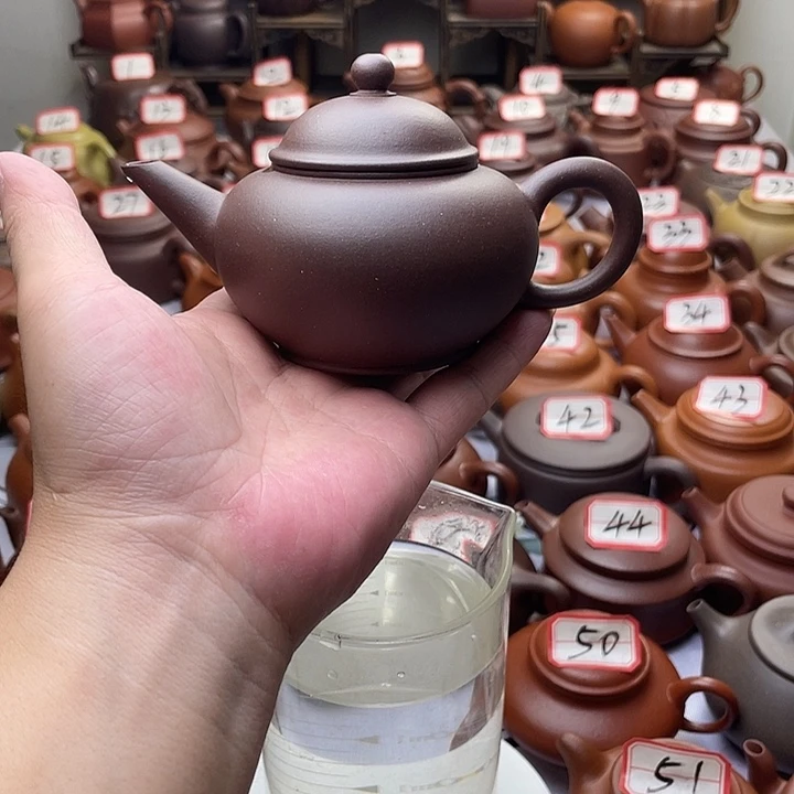 茶壶紫砂宜兴紫砂半手工