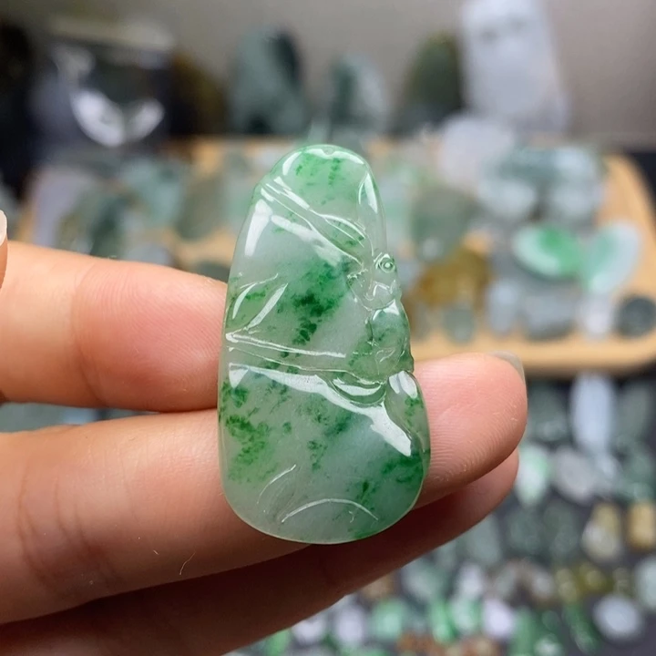 颈饰未镶嵌翡翠竹节