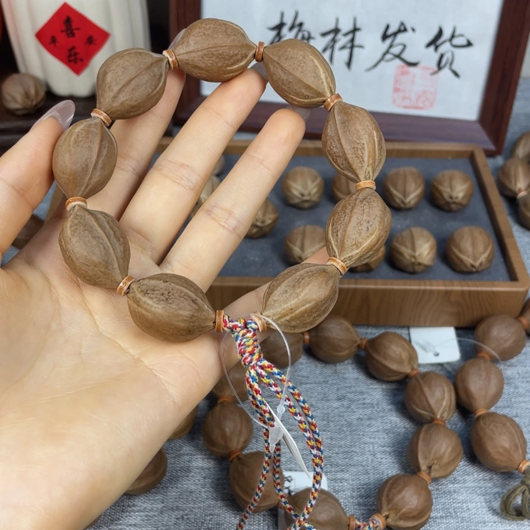 阳***.橄榄核手串梅林铁核1927