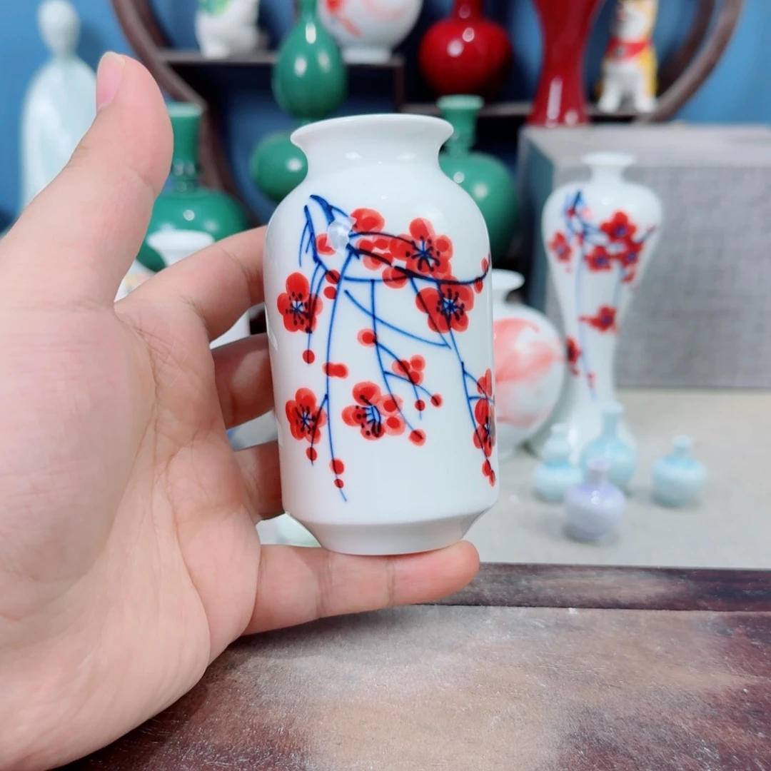 陶瓷手工小花器摆件