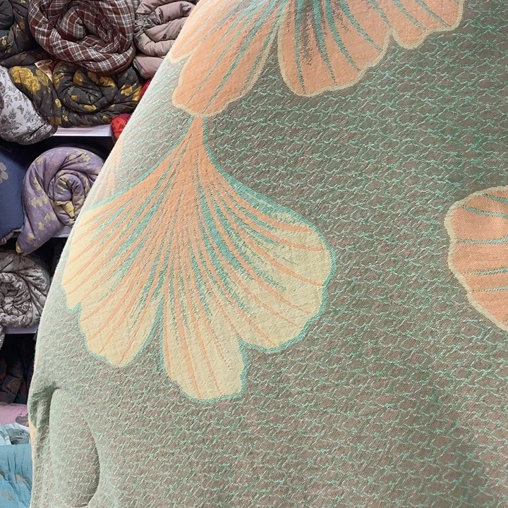 棉棉羽绒蛋白纤维银杏枕套一对