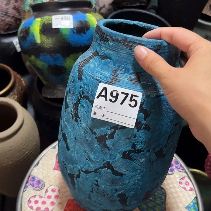 粗陶盆默认打孔高25口10