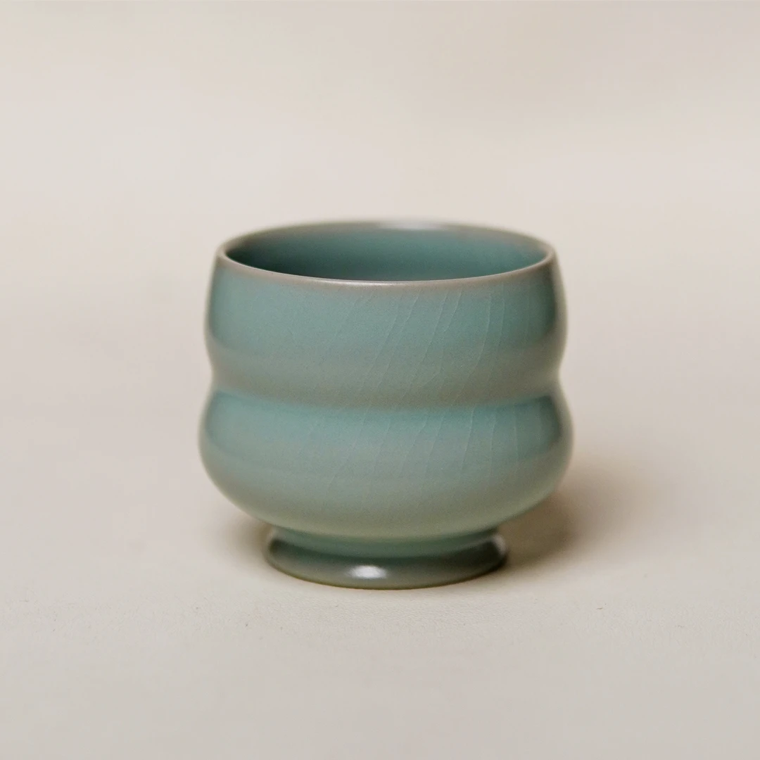 原产地原矿仿古釉朱金奇大师纯手工福禄杯葫芦杯高端品茗杯