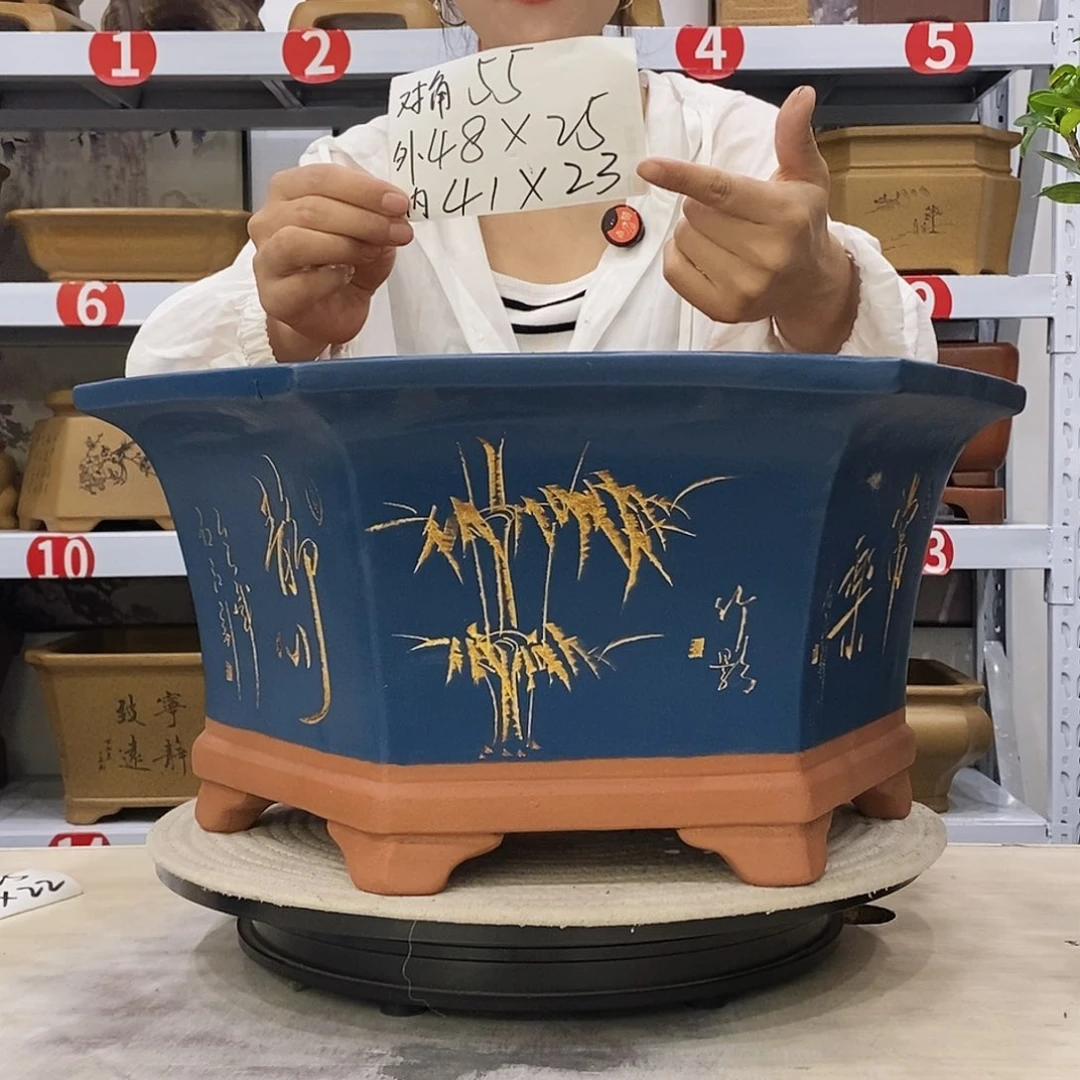 紫砂花盆紫砂花盆