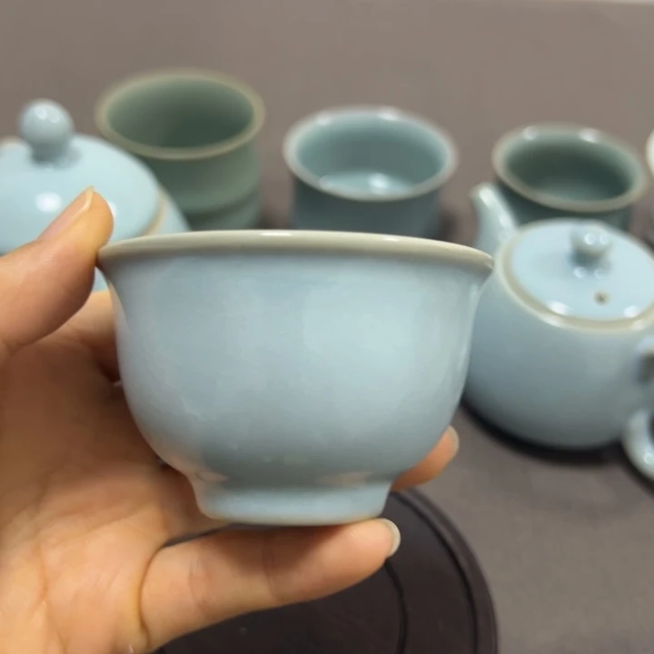瓷片原产地原矿釉汝瓷