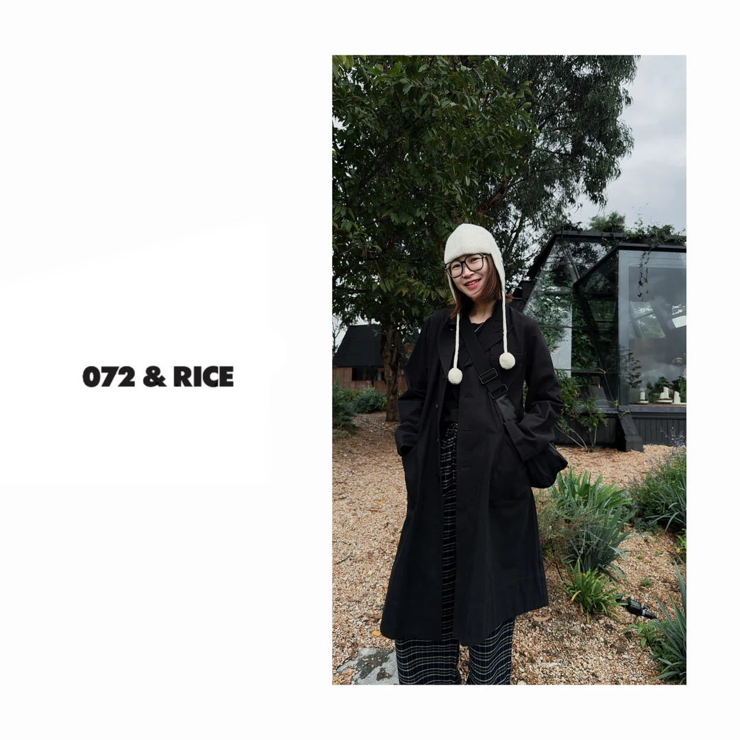 072 & RICE【C位】100纯棉 秋季休闲翻领单排扣长袖外套 24QB01Z*