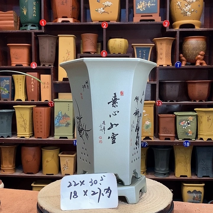 紫砂花盆紫砂花盆