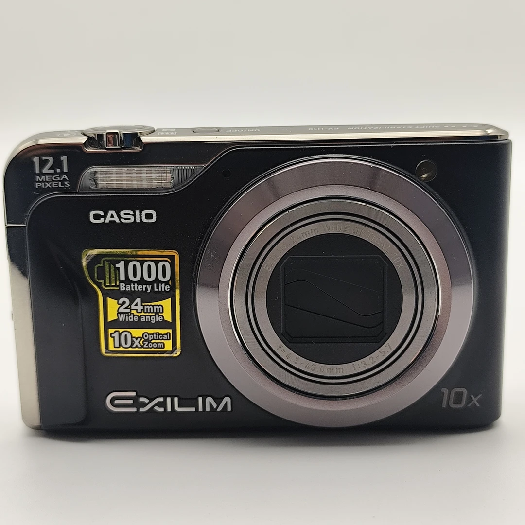 95新 Casio/卡西欧 ccd相机 卡西欧h10 黑1200w像素 美颜白皮人像