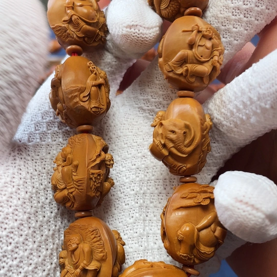 憨***豆手串/手链橄榄核十八罗汉