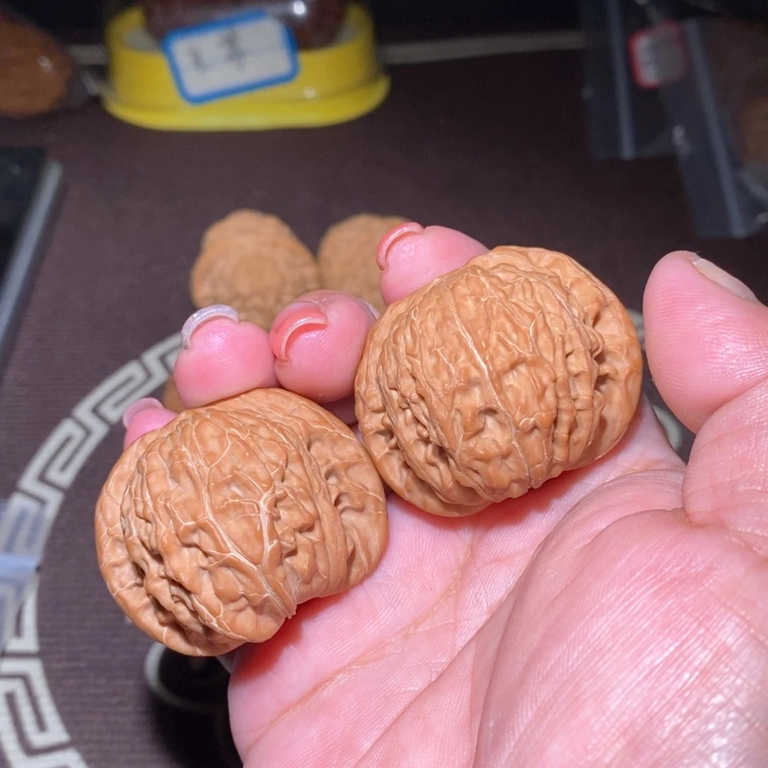 文玩核桃把件秋*秋磨盘