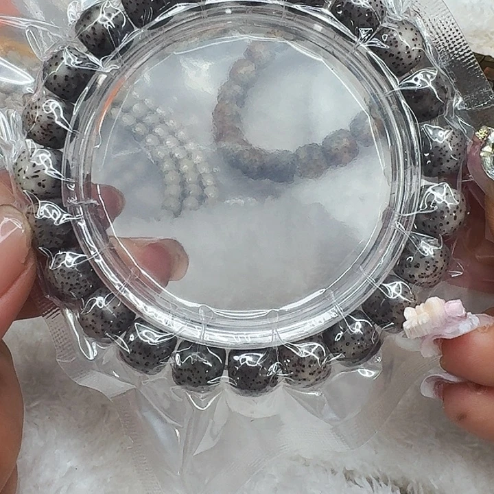 星月菩提手串364高端黑灰星月菩提10桶单圈