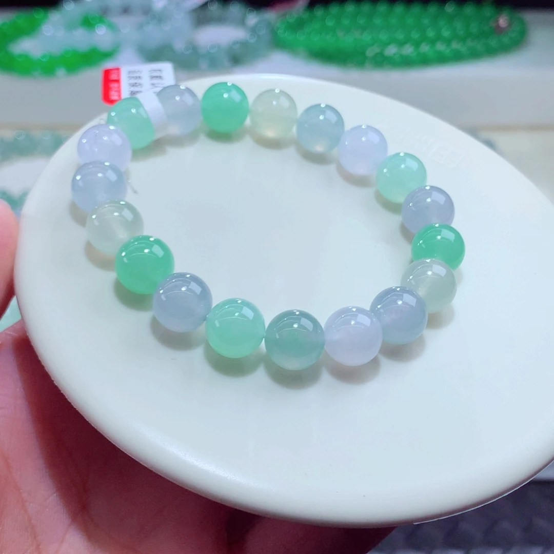 未镶嵌手串翡翠卡10