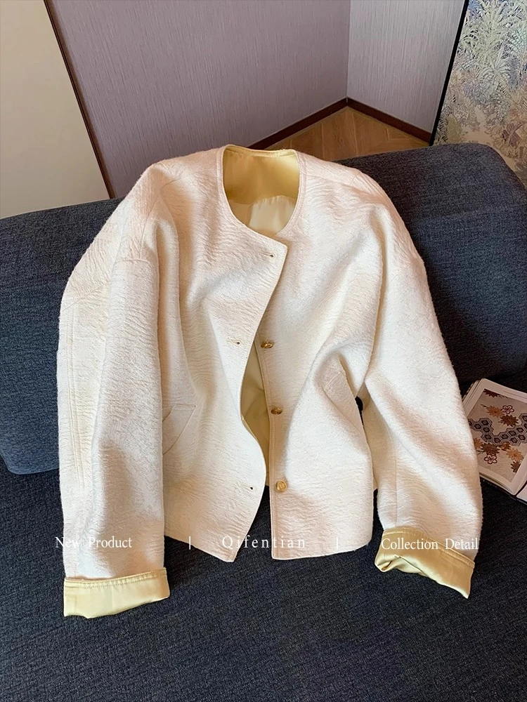 静奢风复古提花新中式外套女2025秋季新款高级感百搭宽松国风上衣