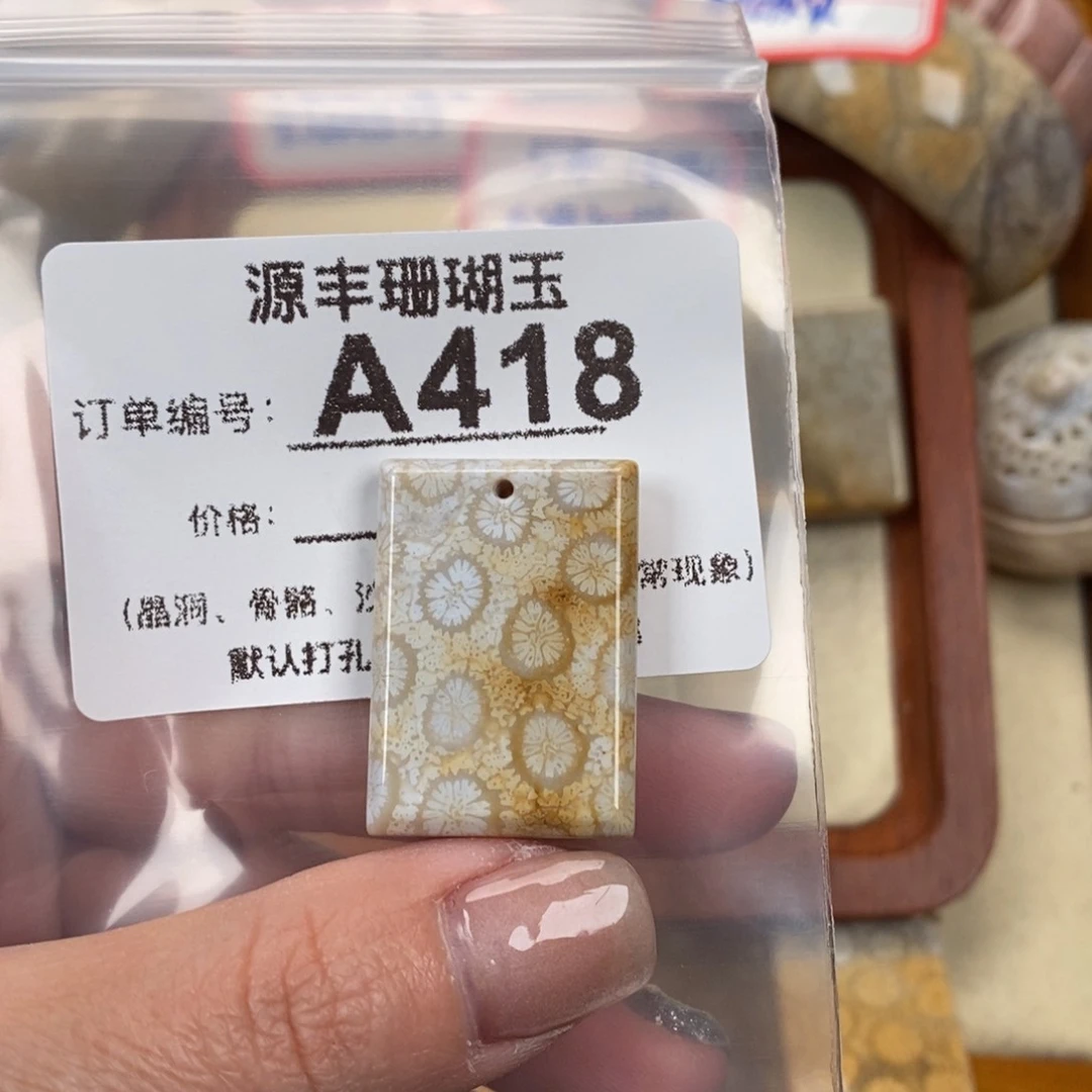 硅化玉颈饰未镶嵌小****和
