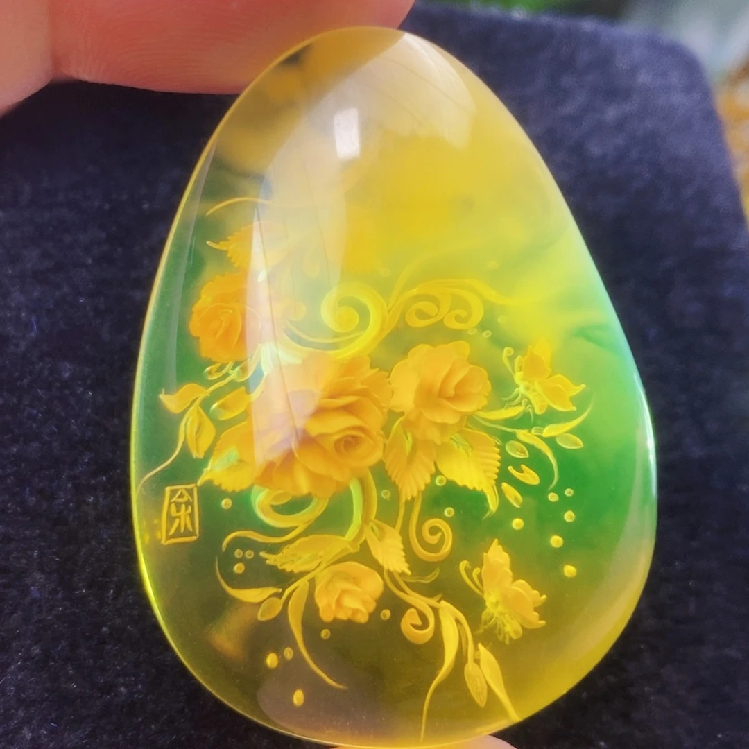 【闪购商品】金珀吊坠(不含链)未镶嵌