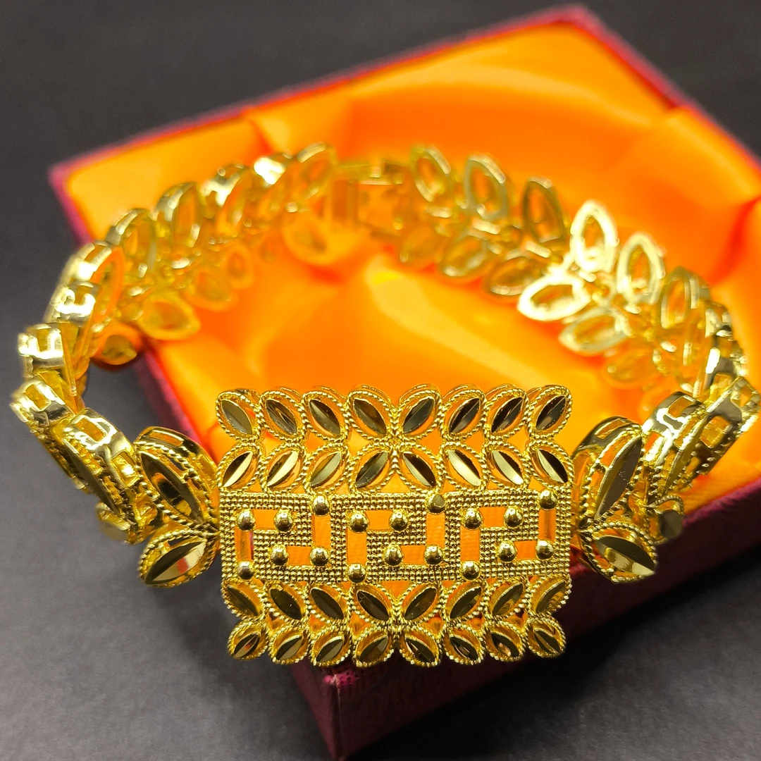 铜合金手链 【古米】1/108欧美跨境时尚轻奢奢华全手工重工手链